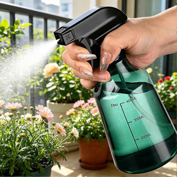 Sprayflaska – Påfyllningsbar Transparent Vatten – för Alkohol och Eteriska Oljor Fin Dimma Grey