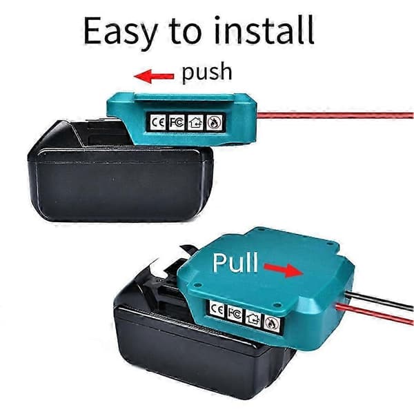 Strømhjulsadapter til Makita 18V LXT-batteri