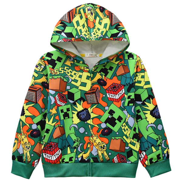 Minecraft Zip-Up Hettejakke Genser 150