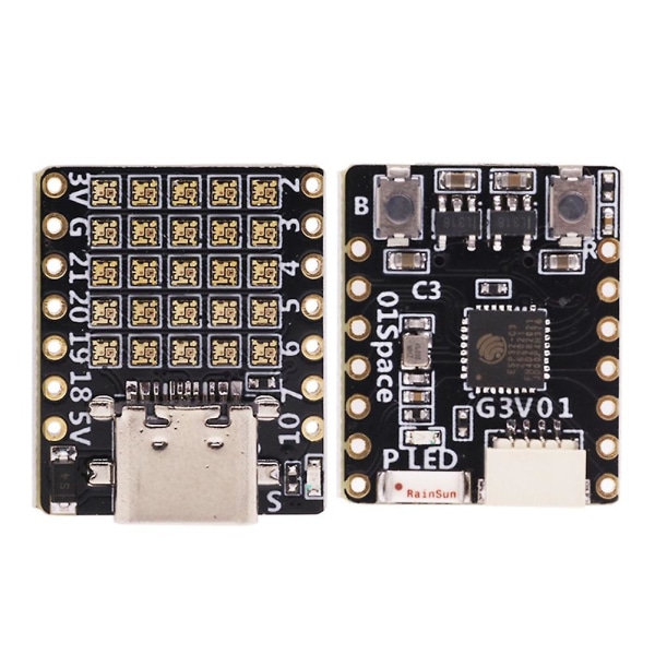 Esp32 C3 Development Board C3fh4 Rgb Development Board Risc-v Wifi Bluetooth Iot Development Board Black