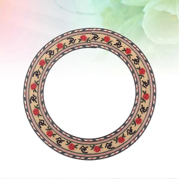 Gitarrrosett Tillbehör Akustisk Gitarr Ljudhål Ljudhålsrosett Trägitarrdelar Tillbehör GXB03 Brun 12.9cm Brown