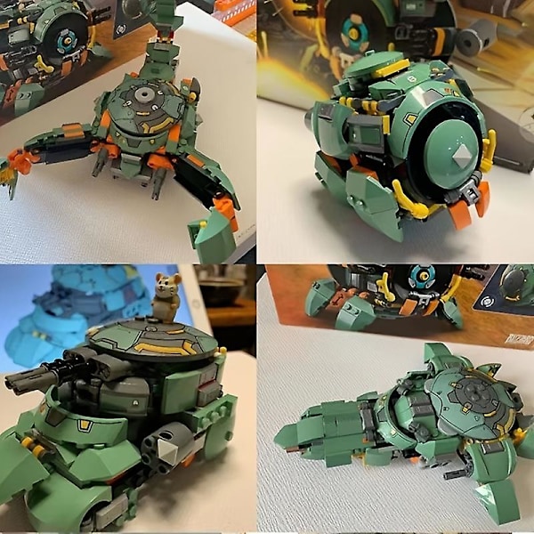 Kompatibel med Hamster Wrecking Ball Mecha Monterade Byggstenar Leksaksmodell Pojkpresent