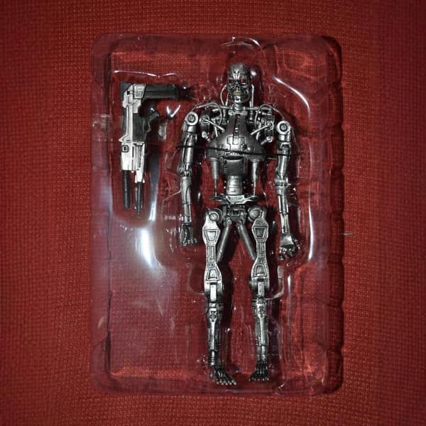 NECA Terminator T800 Frame Future Warrior T1000 Mech Figur Model I Æske