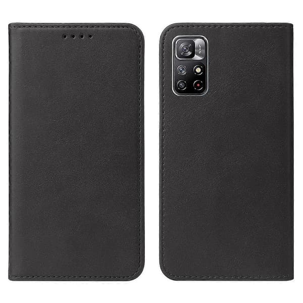 Magnetiskt Läderfodral för Xiaomi Redmi Note 11S 5G Black