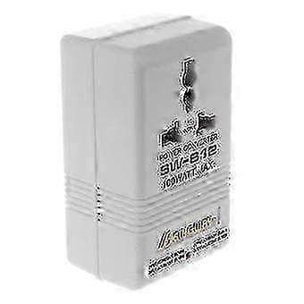 110V/120V til 220V/240V Spenningsomformer for reisebruk - Hvit