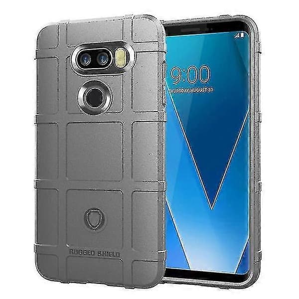 Slitstarkt stötsäkert skyddsfodral för LG V30+ - grå