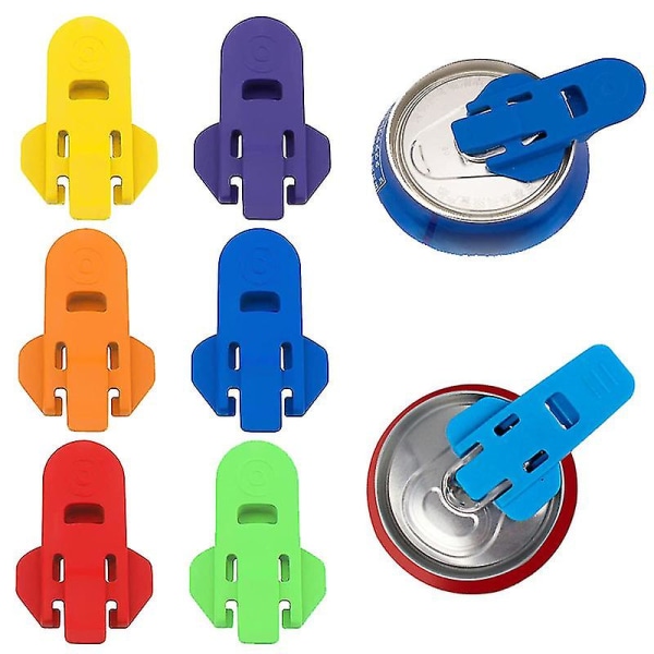 6 kpl Cola CAN Helppo CAN Kannettava pullonavaaja Multi keittiön laitteiden tarvikkeet satunnainen väri Random 6PCS