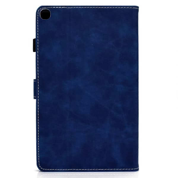 Læder tekstur etui til Samsung Galaxy Tab A7 Lite T220 Blue
