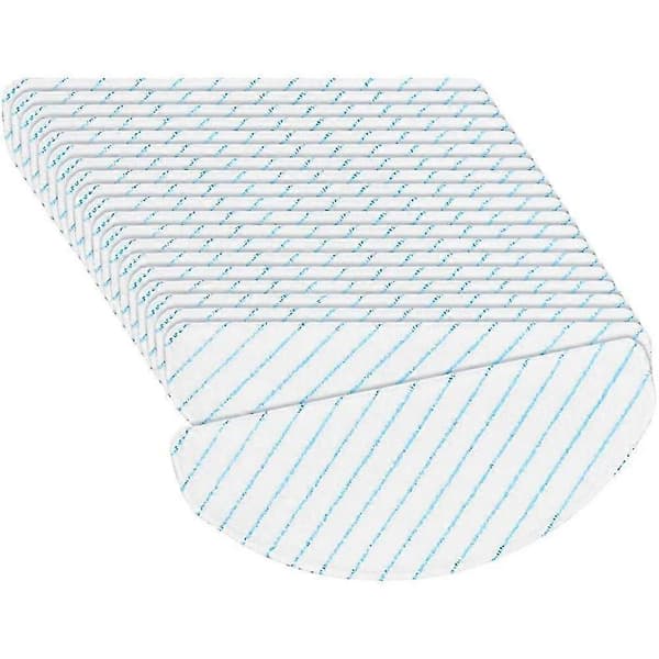 50 st moppdukar kompatibla med Ecovacs Deebot Ozmo T8 Aivi T8 Max T9 Aivi Aivi+