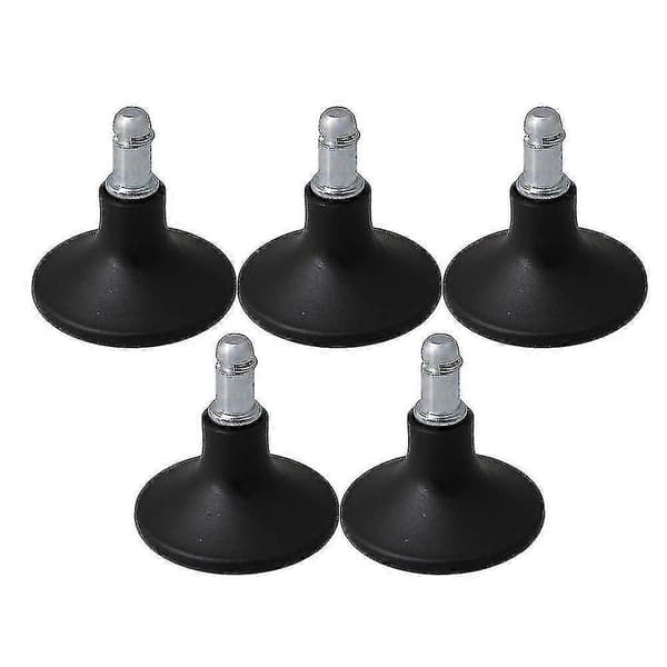 5x stasjonære klokkeformede glidere 6 cm bunndiameter for stol