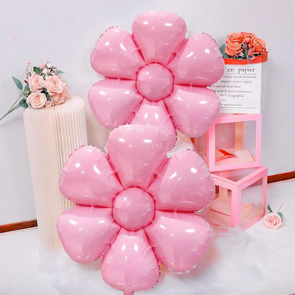 14 stk. Daisy Blomster Folieballoner Festdekorationer Piger Daisy Tema Fødselsdagsfest Babyshower Bryllup Daisy Ballon Dekorationer