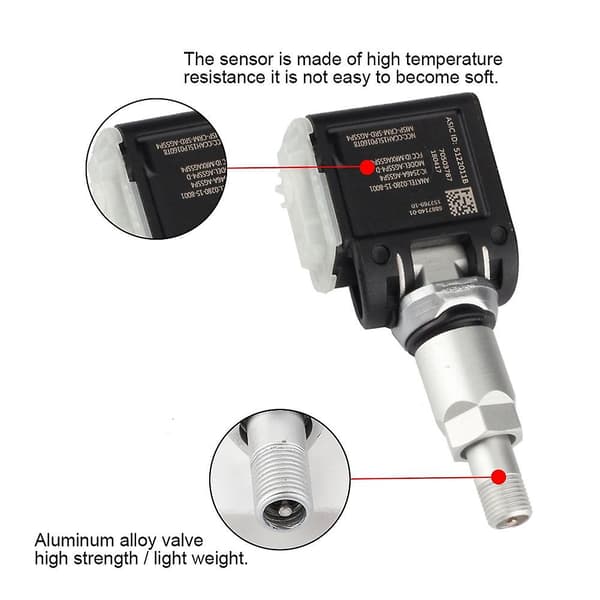 36106887147 A0009052102 4st Tpms Däcktryckssensor För E-klass W213 X7 Suv 433 Mhz
