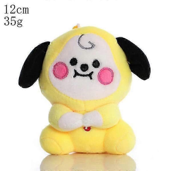 H-BTS BT21 PEHMONUKKE Avaimenperä Seisova Lelu biscuit