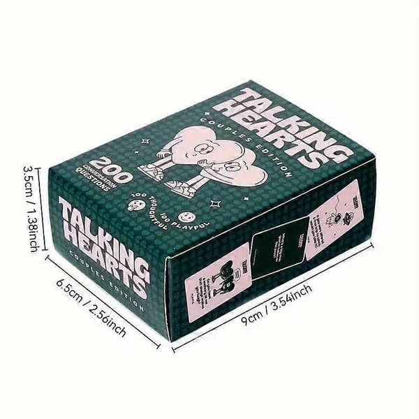 Talking Hearts Samtalestarterkort Parutgave Kortspill Datokveld