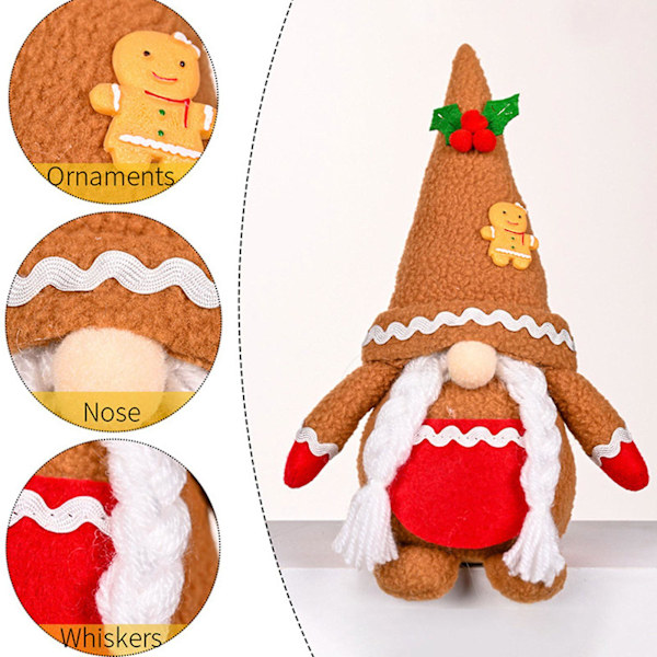 Rudolph-nukke Khaki Koti Sisustus Joulukoriste