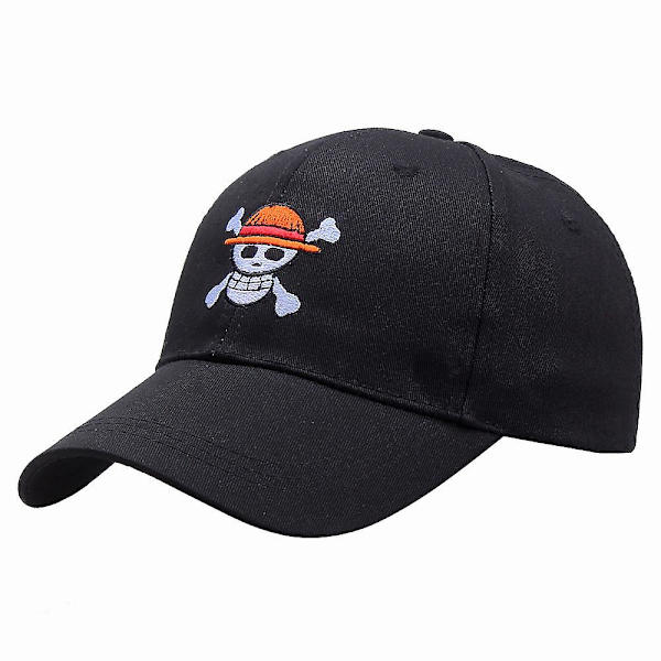 ONE PIECE -aiheinen baseball-lippis miehille ja naisille, anime-kirjailtu, säädettävä snapback-aurinkolippis, urheilu, hip hop
