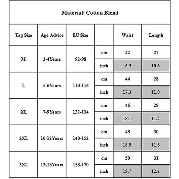 3-15-vuotiaiden tyttöjen turvalliset alushameet shortsit alushousut Black 3-4 Years