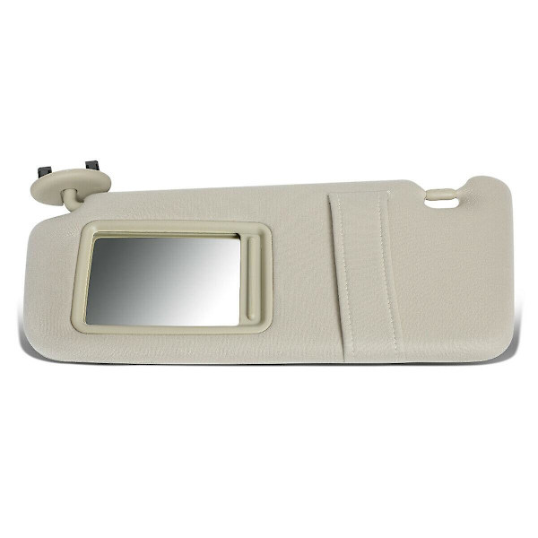 För 2007-2011 Vänster förarsida Solskydd Solskydd Ljus Beige Light Beige