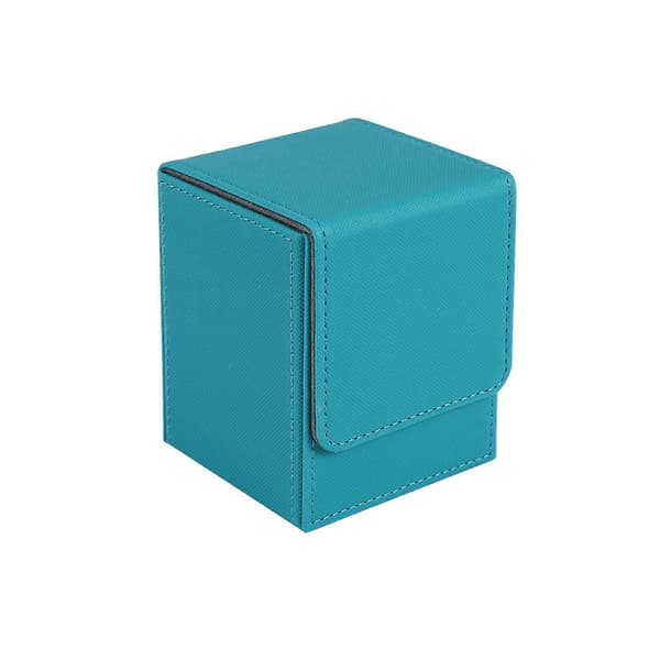 Kortetui Deck Box til kort med sleeves Deck Game Box til Yugioh MTG Binders: 100+, Himmelblå