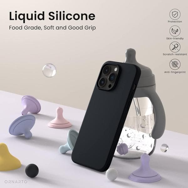 iPhone 14 Pro Skal, Flytande Silikonskal (för iPhone 14 Pro)