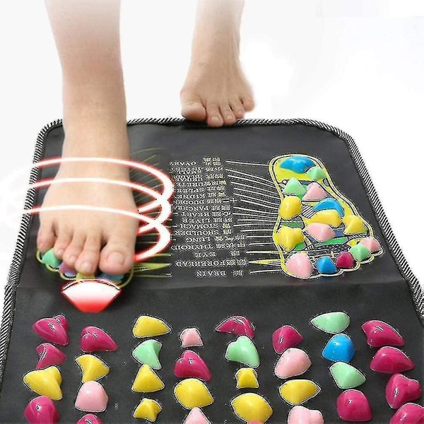 Fotmassagematta,zonterapimatta Relief Relief Walk Massagematta -120*35cm