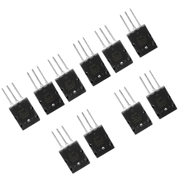 5 par svart 2sa1943 2sc5200 High Power matchet lydtransistor -a
