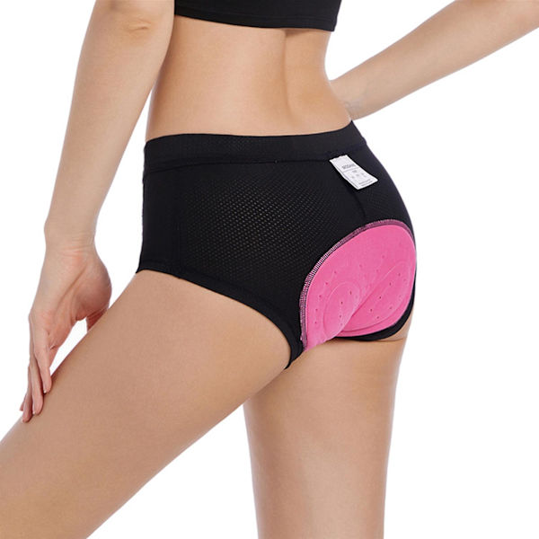 Sykkelundertøy for kvinner, 4D polstret sykkel-sykkelshorts Sykkel Sykkel Rideunderbukser MTB Mountain, 100 % nytt Black L