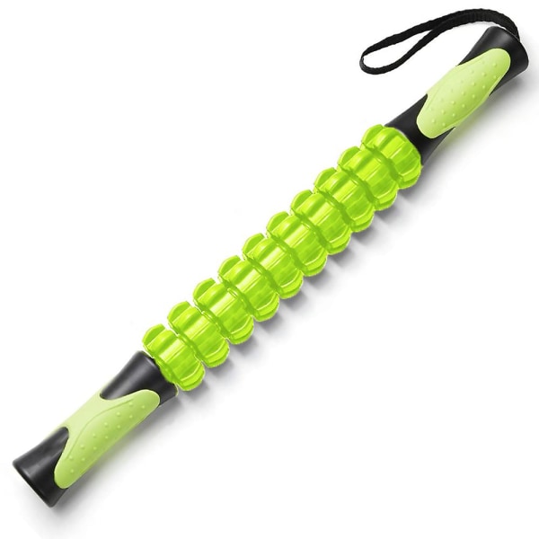 Muscle Roller Massage Stick kompatibel med idrottare, djupa vävnadsmassageverktyg