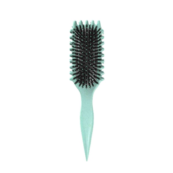 Bärbar Curl Defining Brush för att definiera lockar Bounce Curl Brush, 100 % ny Light Green