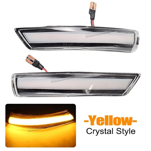 Dynamiska Blinkers LED Sidobackspegel Sekventiell Indikator Blinkerslampa För Ford Focus 2 3 Mk2 Mk3 Mondeo Mk4 EU