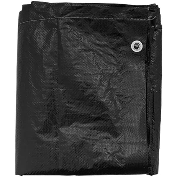 Trädgårdsmöbelöverdrag L-format 12 öljetter 250x90x90 cm vidaXL Black