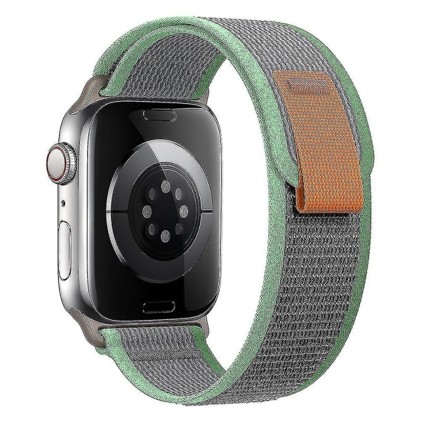 Passer for Apple Watch S7applewatchs8 Nylon Ultra Canvas 49mm45mm Wild Diameter Band 41m Green 42 44 45 49mm