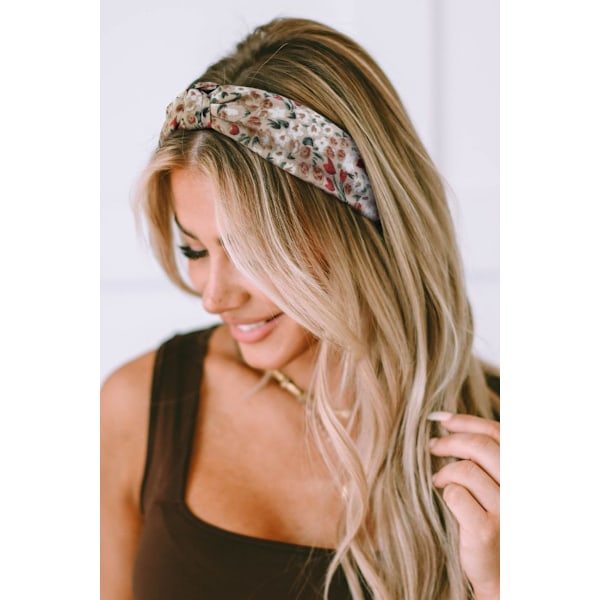 Solmuttu Muodikkaat Hiusnauhat ja Hiusholkki: Liukumattomat Päälaenauhat Leopardikuosilla Naisille ja Tytöille - 4KPL Beige Ruskea Hiusasusteet Setti Boho Womens Headbands Fashion