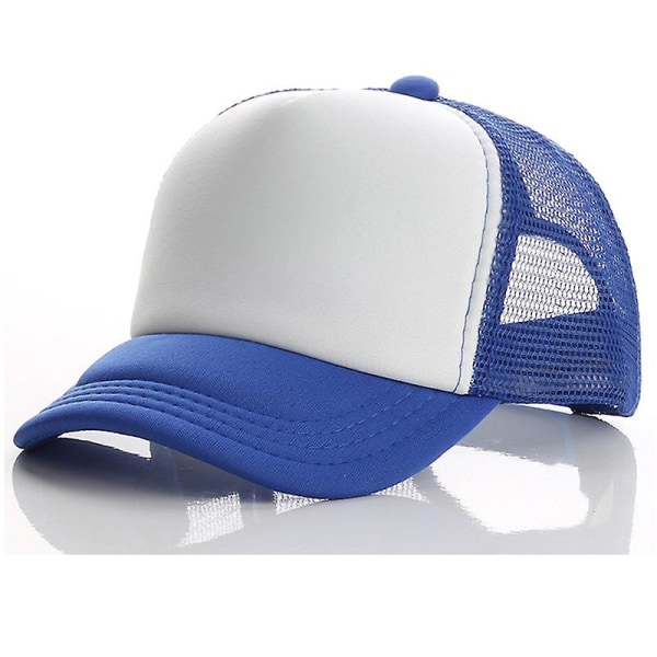 Baby Hat Peaked Baseball Kids Cap Hat Royal Blue White