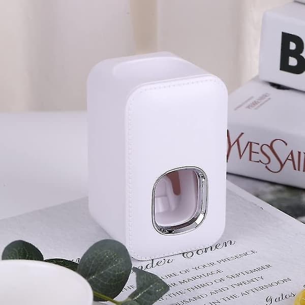 Tannkremdispenser, automatisk dispenser (hvit)