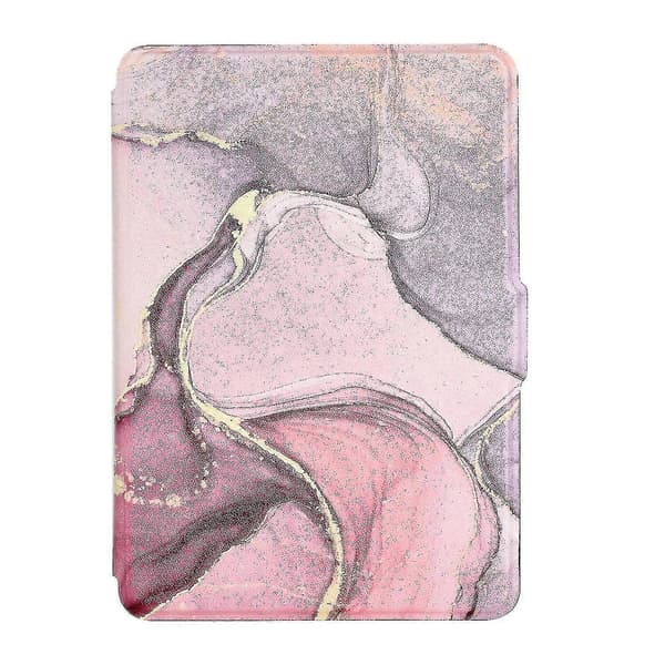 Etui til Kindle Paperwhite 6 tommer 2012,2013,2015,2016 versjon, Smart Wake Sleep 003 Pink Marble Kindle 10th Gen. 2019