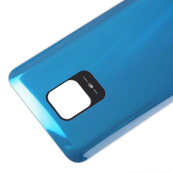 För Xiaomi Redmi Note 9S OEM Glas Batteri Bakstycke Blue