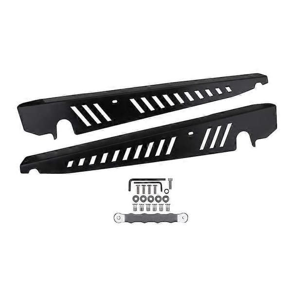 Fender Shrouds Kit Panelplade Motorrum med Hardware til Subaru WRX & STi 2015-2020, Sort Black