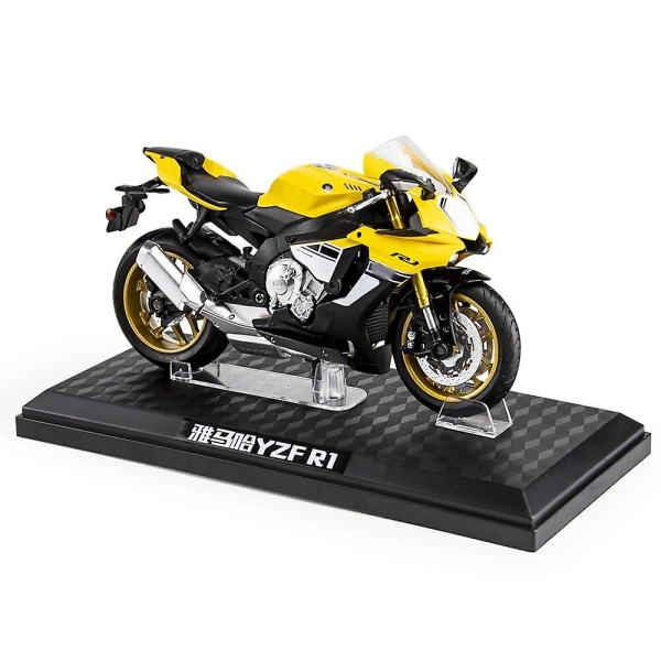 Skala 1:12 Yamaha Yzf-r1 Alloy Scooter Sport Cykel Diecasts Børnelegetøj Motorcykel Køretøjer Racing Model Bil Replikaer Gave til drenge black