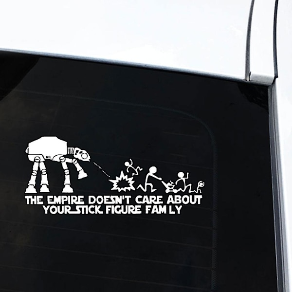 Star Wars -hauskat autoteippaukset, heijastavat ikkunateippaukset, tarrat, koristelu