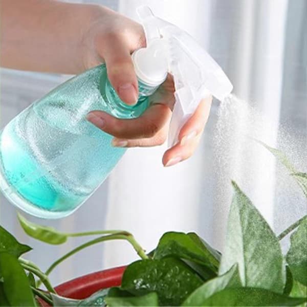 500 ml:n suihkepullo läpinäkyvä uudelleentäytettävä suihkepullo säädettävällä suuttimella kasvisuihkepullo Grey