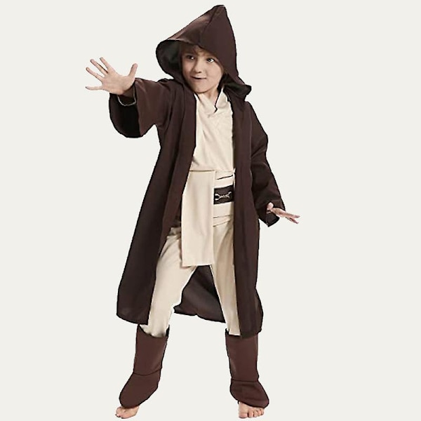 Halloween Costume Kids Jedi Knight Star Wars Cosplay Carnival Costume M