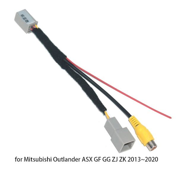 Bilens backkamera RCA-video backkamera konverterkabeladapter för ASX GF ZJ Photo Color