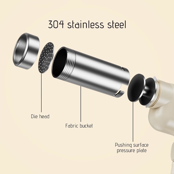 Elektrisk Pastamaskin - Bärbar Handhållen Automatisk Mixer - Pastapistol - Pastanudlar Ramen Maker Maskin - Automatisk Bärbar Handhållen Nuddelmaskin