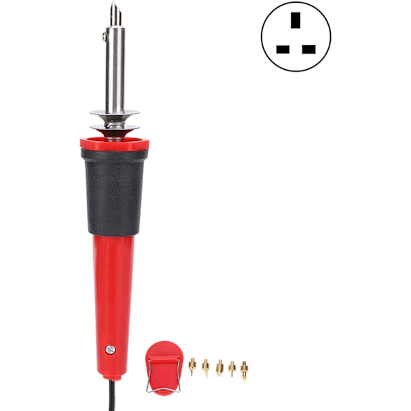 Elektriskt set, träbrinnande gravyrpenna, träbrännare verktyg hantverk, carving pyrografi verktyg 40WUS plugg AC110V