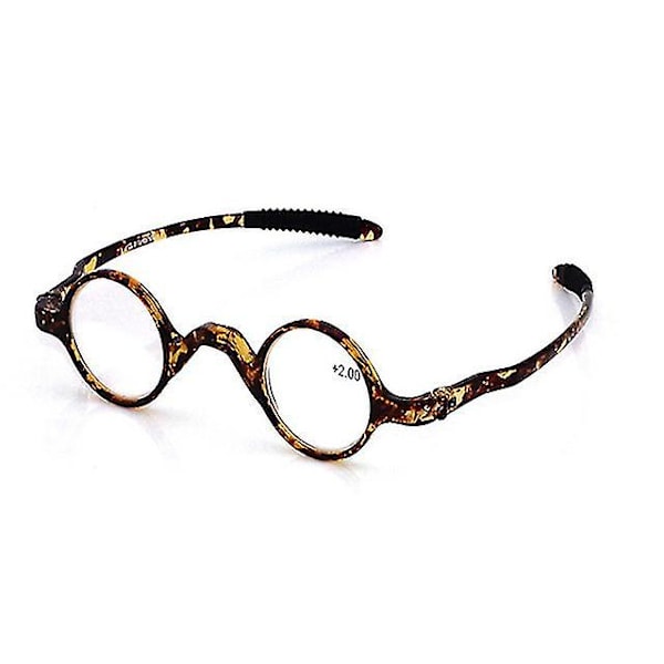 Tr90 Lukulasit Miesten Silmälasit Kehys Retro Anti Sininen Lasit Pyöreä Smart | Fruugo Nl schildpad -2.50
