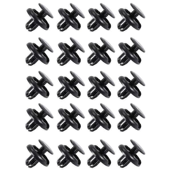 20 st Lås Tryck Skruvstift Klämmor för Möbelmontering och DIY-projekt Black