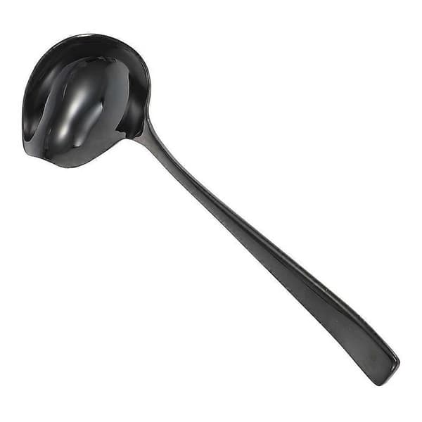 Serveringsøse Svart Rustfritt Stål Rivfast Andenebbform For Matlaging Sauser Sauser 1Sett Black 19.00X7.60X3.20CM