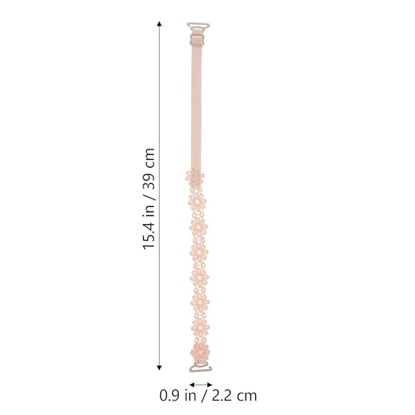 3 par Kvinder BH skulderstropper Udskiftning Blondedekor BH Strap Tilbehør
