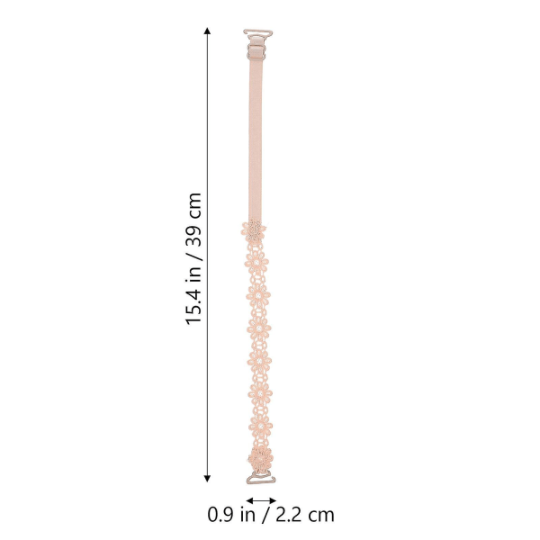 3 par Kvinner BH Skulderstropper Erstatning Blondedekor BH Stropp tilbehør